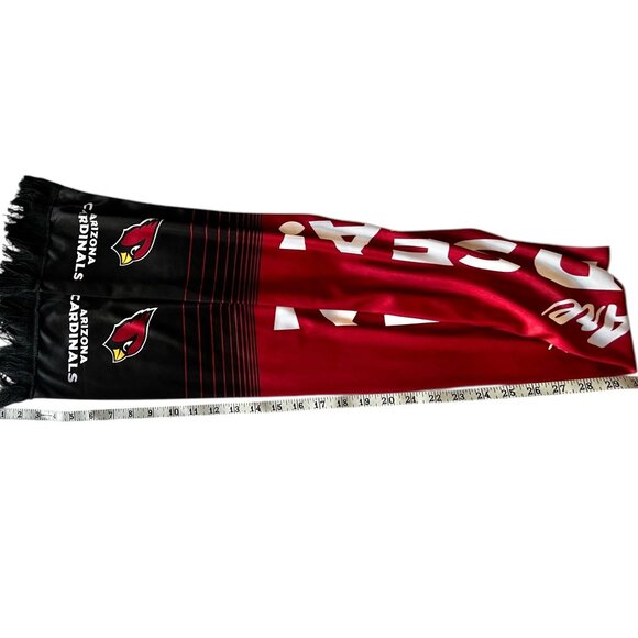 Arizona Cardinals "We Are The Red Sea" 60"x6.25" Fan Scarf With Fringe - Picture 4 of 5